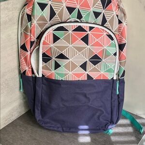 Source Unknown Geometric Multicolor Backpack